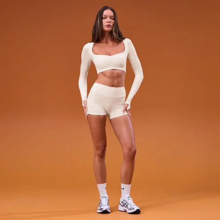 MP Női Tempo Cropped Húzott Felső - Kókusz