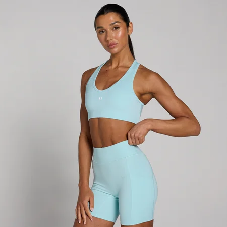 MP Női Training Racerback Sportmelltartó - Jégkék