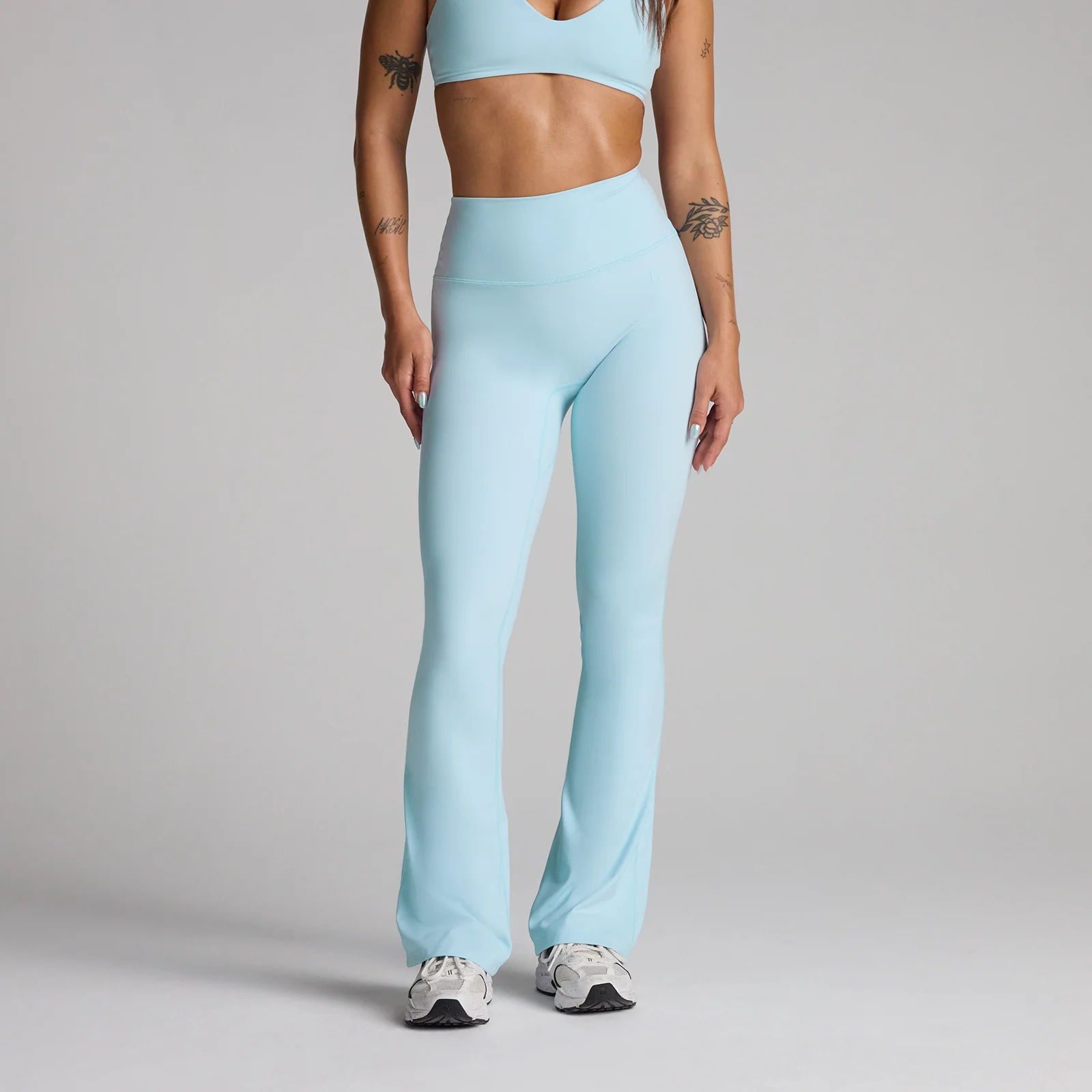 MP Női Tempo Flared Trapéz Leggings - Égkék - M kép 1