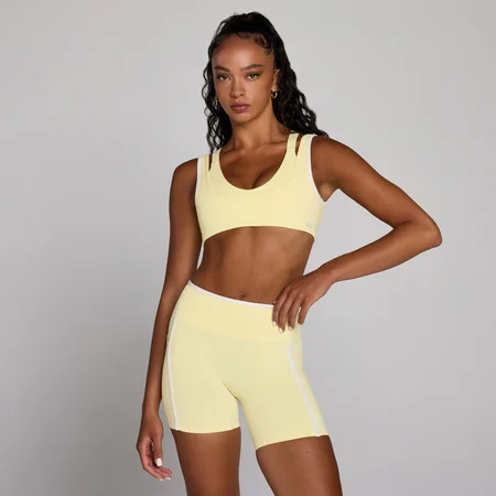MP Női Velocity Contrast Double Layer Sportmelltartó - Vajkrém
