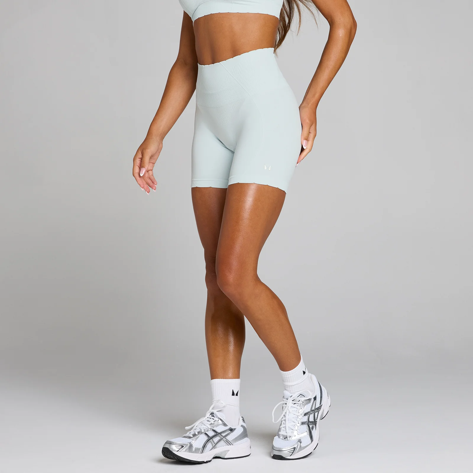 MP Női Tempo Ultra Seamless Kerékpáros Nadrág - Kék Aura - XS kép 1