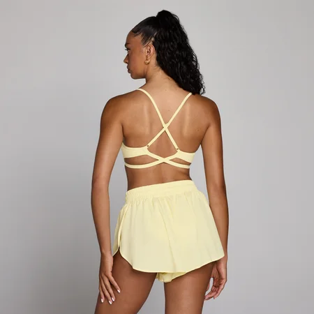 MP Női Tempo Adjustable Strappy Back Sportmelltartó - Vajkrém