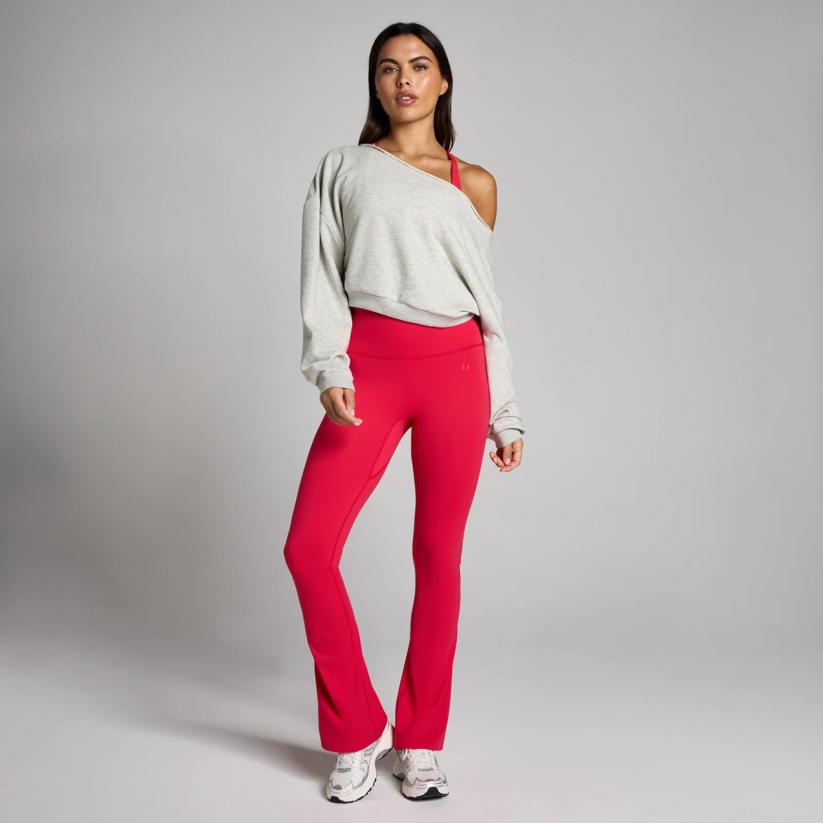 MP Női Off The Shoulder Pulóver - Grey Marl - S kép 3
