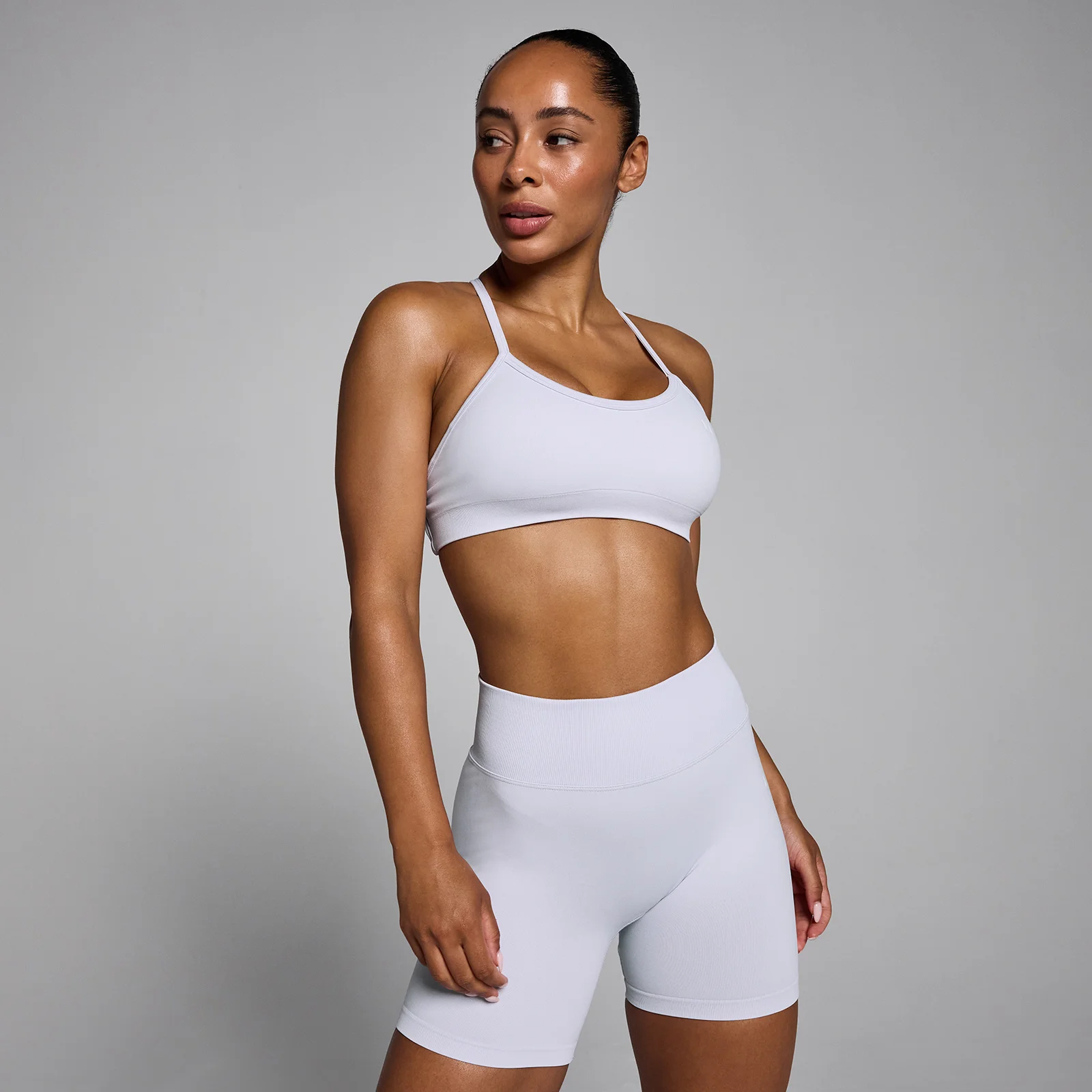 MP Női Lift Seamless Strappy Pántos Sportmelltartó - Chalk Dust - M kép 1