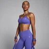 MP Női Lift Seamless Strappy Pántos Sportmelltartó - Power Indigo