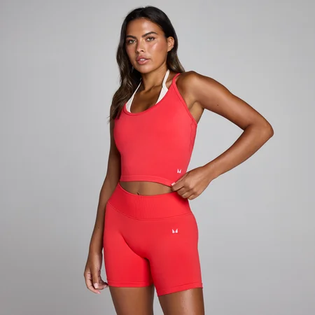 MP Női Seamless Layered Trikó - Karmazsinvörös
