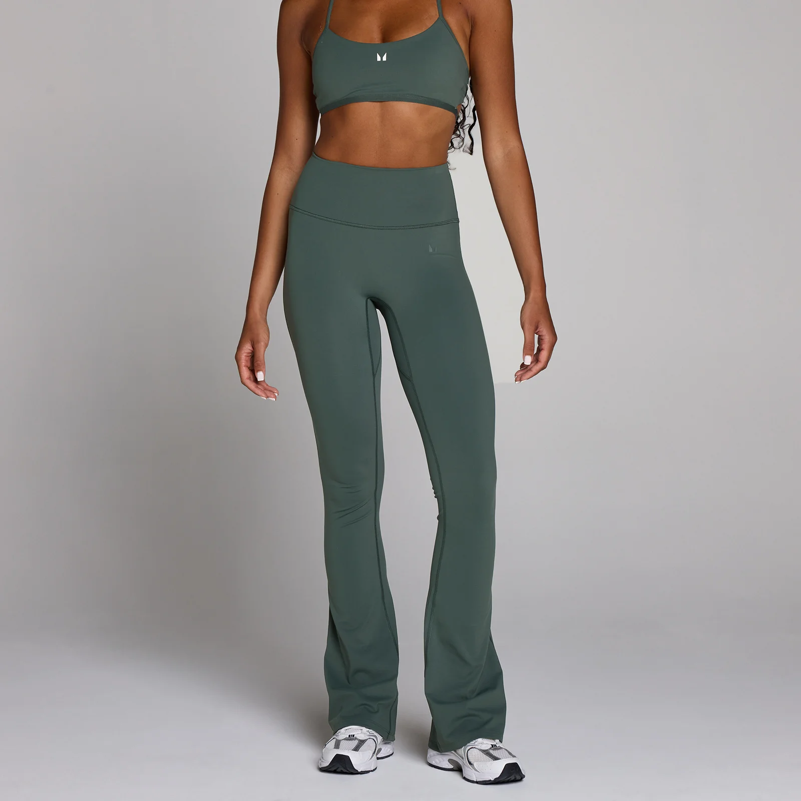 MP Női Tempo Flared Trapéz Leggings - Felhőzöld - XS kép 1