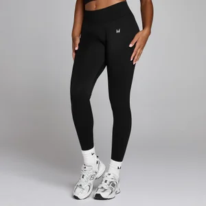 MP Női Seamless Invisible Scrunch Leggings - Matt fekete - Size XS