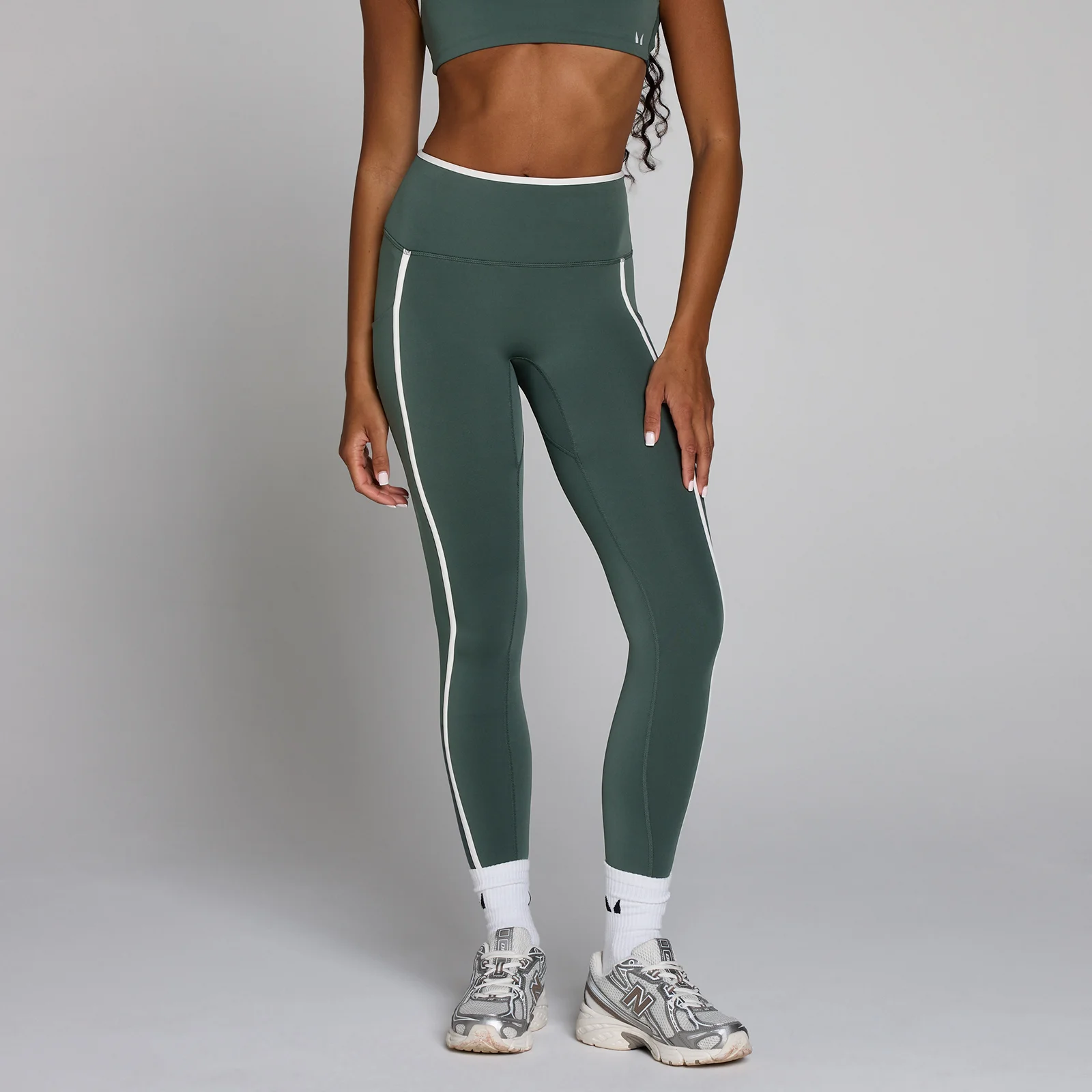 MP Női Velocity Contrast Leggings - Felhőzöld - M kép 1