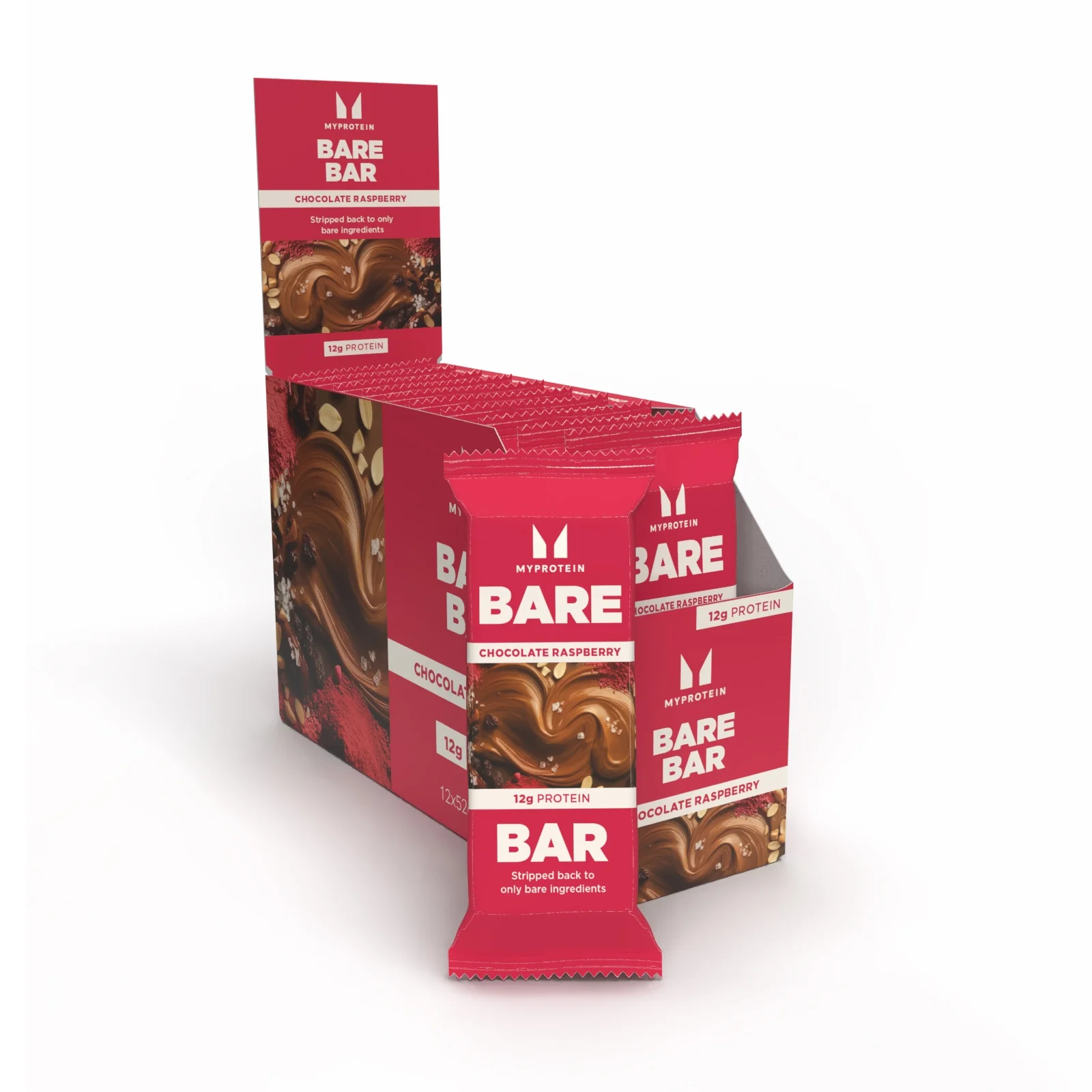 Bare Bar - 12Szeletek - Dark Choc Raspberry kép 1