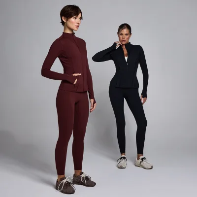 MP Női SculptForm Zip Through Kabát - Fekete - M kép 7