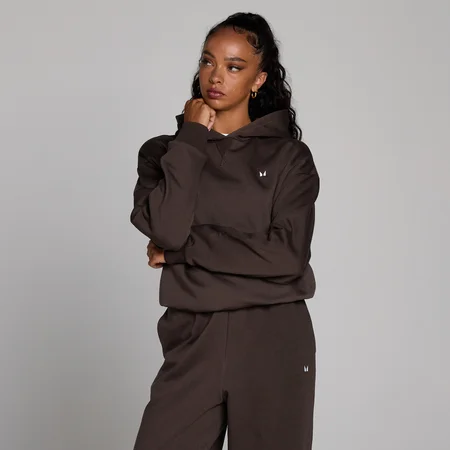 MP Women's Basics oversize kapucnis pulóver - Kakaó