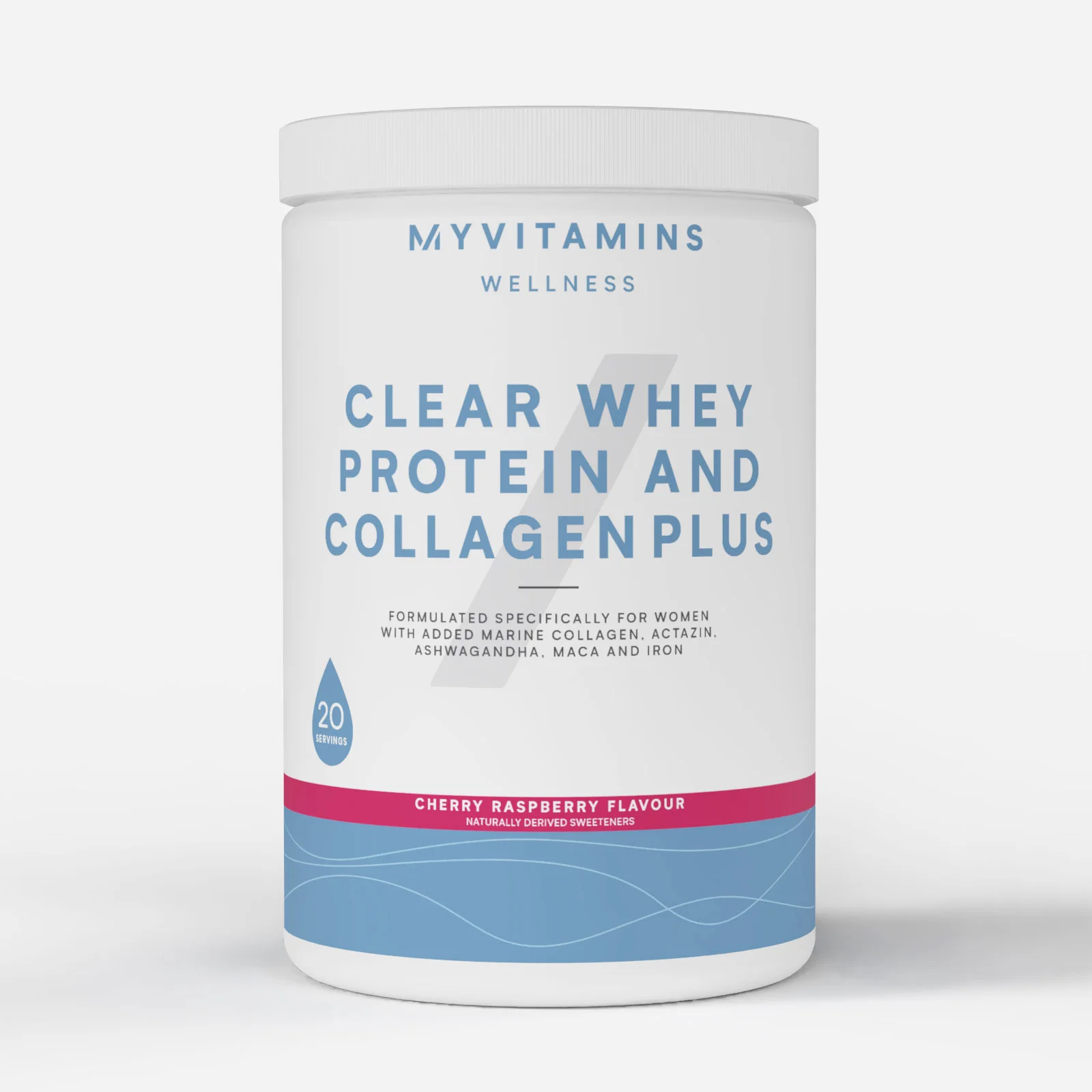 Clear Whey Protein and Collagen Plus - 486G - 20Adag - Cherry Raspberry kép 1