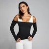MP Női Tempo Off The Shoulder LS Felső - Fekete