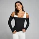 MP Női Tempo Off The Shoulder LS Felső - Fekete