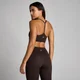 MP Női Tempo Pántos Racerback Sport Melltartó - Kakaó