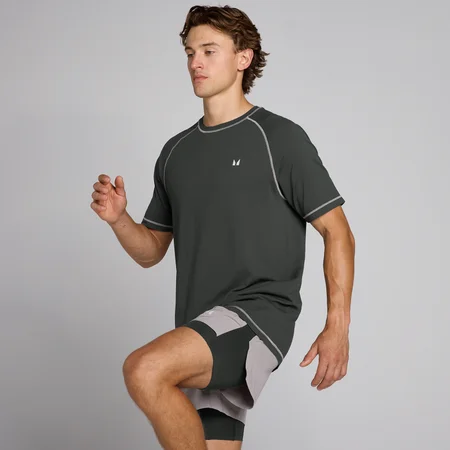 MP Férfi Velocity Ultra Varrás Nélküli Póló - Matt Fekete