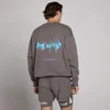MP unisex Hybrid grafikus pulóver - Hamuszürke