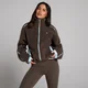 MP Női Fleece Binding Cipzáras Dzseki - Csokoládé