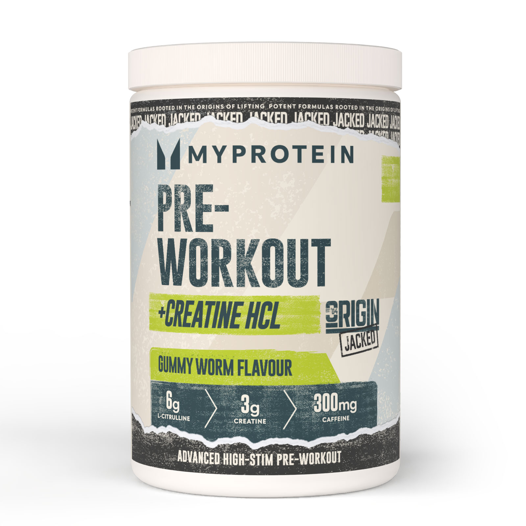Origin Jacked Pre-Workout - 25Adag - Gummy Worm kép 1
