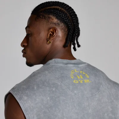 MP X Gold's Férfi Washed Graphic Oversized Trikó - Acélkék - XL kép 6