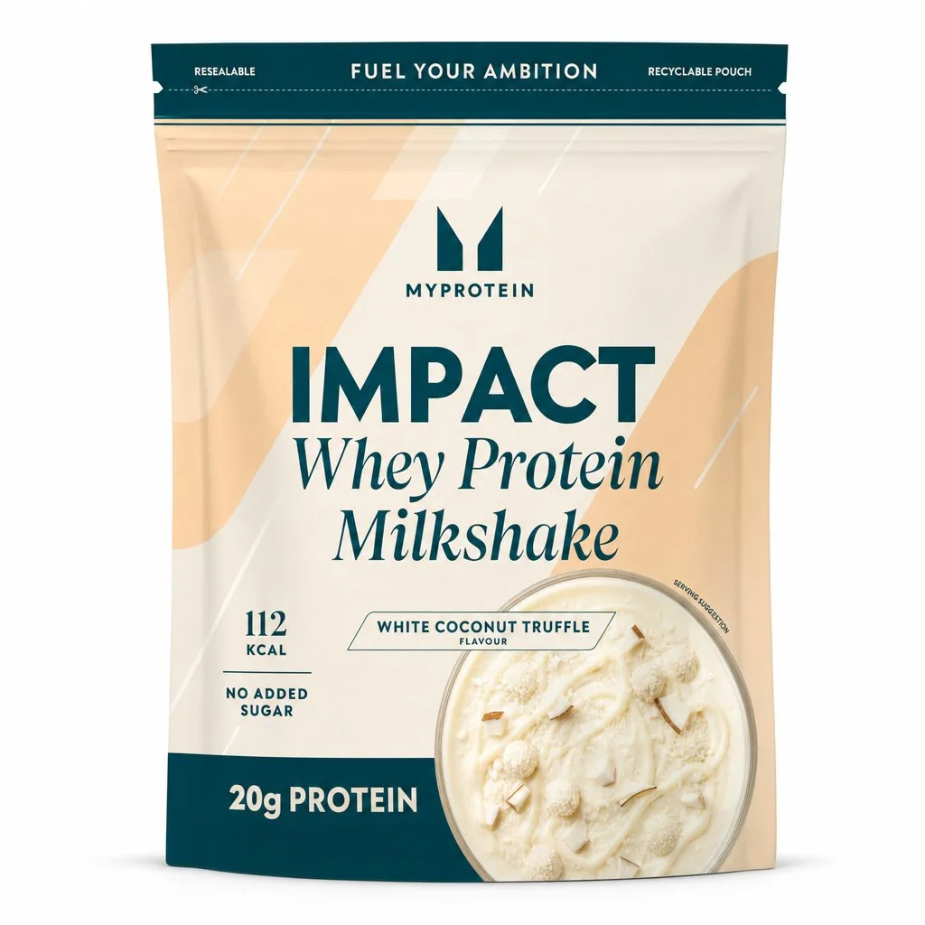 Impact Whey Protein Milkshake – White Coconut Truffle - 900G - 30Adag - Fehércsokoládé & Kókusz kép 1